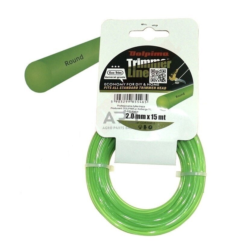 Trimerio valas ROUND 15 metrų 2.00 mm