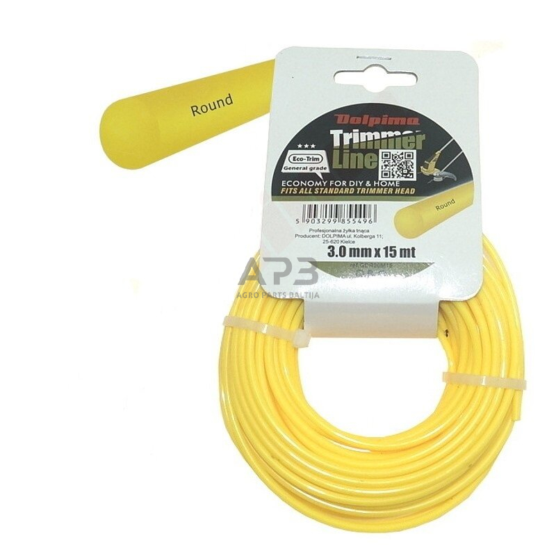 Trimerio valas ROUND 15 metrų 3.00 mm