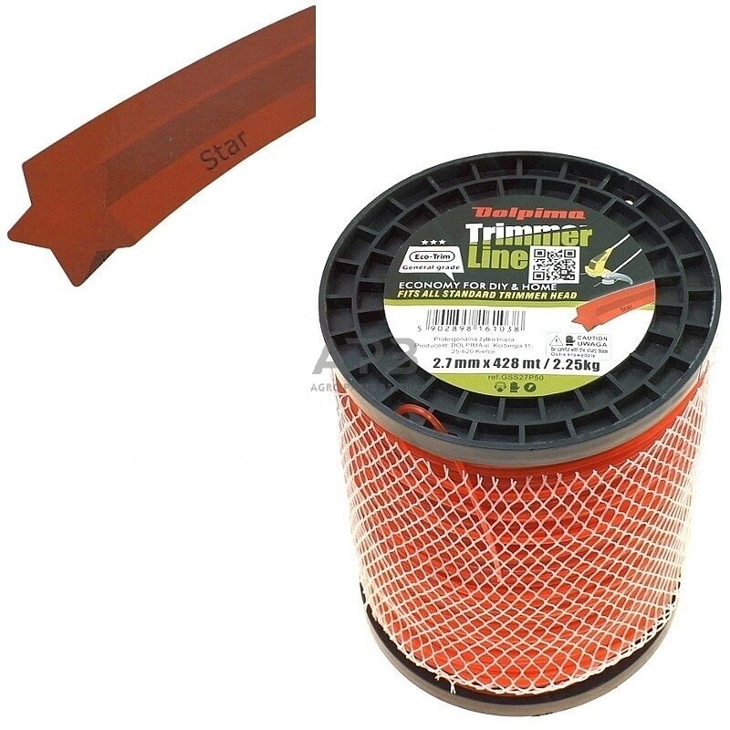 Trimerio valas STAR 428 metrų 2.70 mm Trimerio valas STAR 428 metrų 2.70 mm