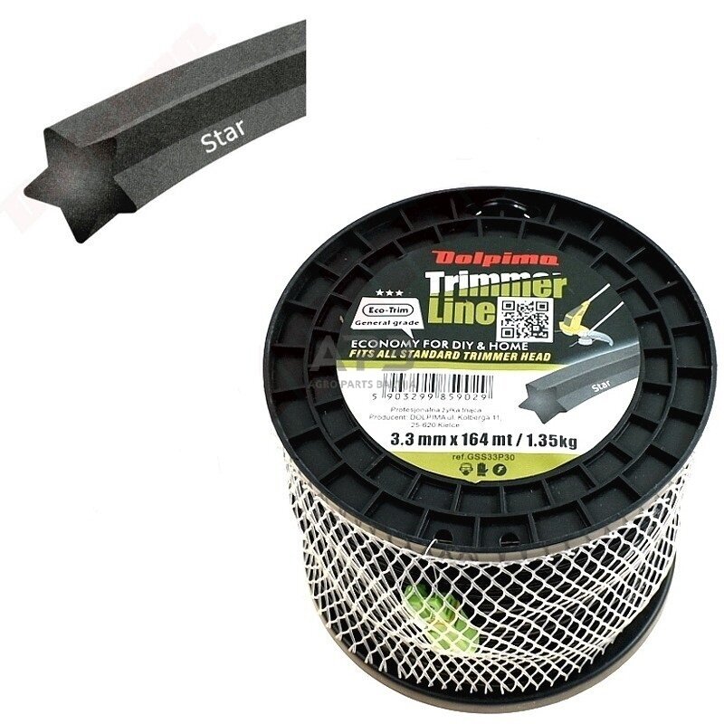 Trimerio valas STAR 164 metrų 3.30 mm Trimerio valas STAR 164 metrų 3.30 mm