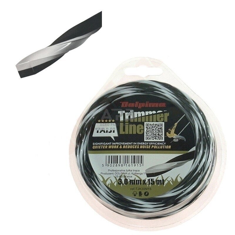 Trimerio valas TAIJI 15 metrų 3.00 mm Trimerio valas TAIJI 15 metrų 3.00 mm