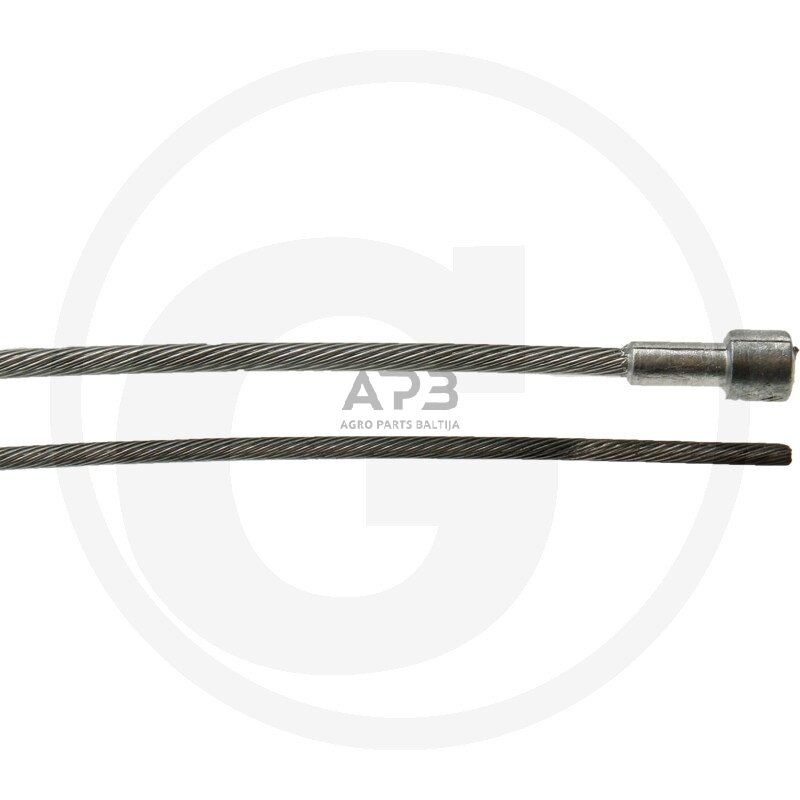 Trosas su cilindru 2,50 mm x 2500 mm. Skersmuo 6,50 mm Ø x 6,50 mm