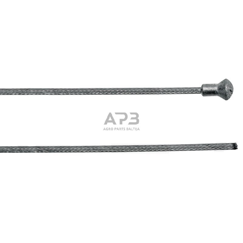 Trosas su galu kulkos 1,80 mm x 1900 mm. Kulkos jungtis maks. Ø/min. Ø x ilgis (mm): 6 / 3,5 x 9 Trosas su galu kulkos 1,80 mm x 1900 mm. Kulkos jungtis maks. Ø/min. Ø x ilgis (mm): 6 / 3,5 x 9