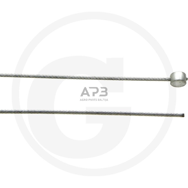 Trosas su statiniu cilindru 1,20 mm x 2500 mm. Skersmuo 6,00 mm Ø x aukštis 4,00 mm