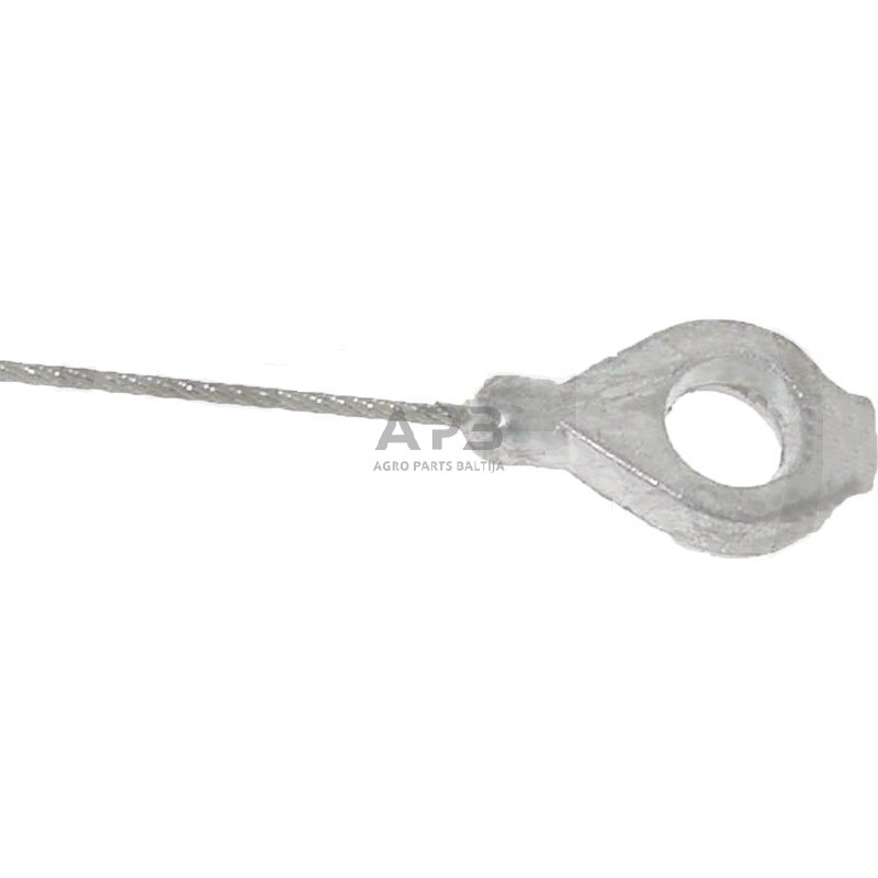 Trosas su galu O išmatavimai 1,50 mm x 2500 mm. "O" vidinis 6,35 mm Trosas su galu O išmatavimai 1,50 mm x 2500 mm. "O" vidinis 6,35 mm