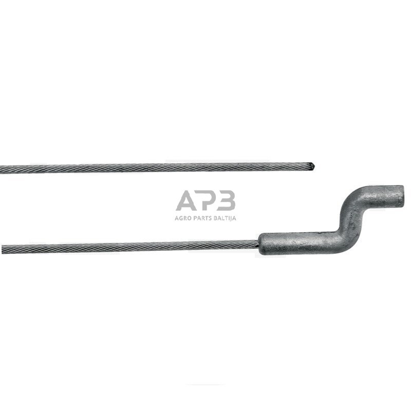 Trosas su galu Z išmatavimai 1,40 mm x 1700 mm, Z formos kabliukas Ø x ilgis 4 x 25 mm Trosas su galu Z išmatavimai 1,40 mm x 1700 mm, Z formos kabliukas Ø x ilgis 4 x 25 mm