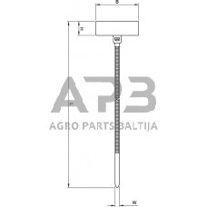 Tvirtinimo dirželis 2.5x110mm, 100 vnt. TRLB25112WHI