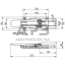 Tvirtinimo elementas (646B) 1145466L