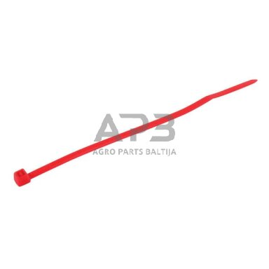 Tvirtinimo dirželis 2.5x100mm, 100 vnt. TRB25100RED