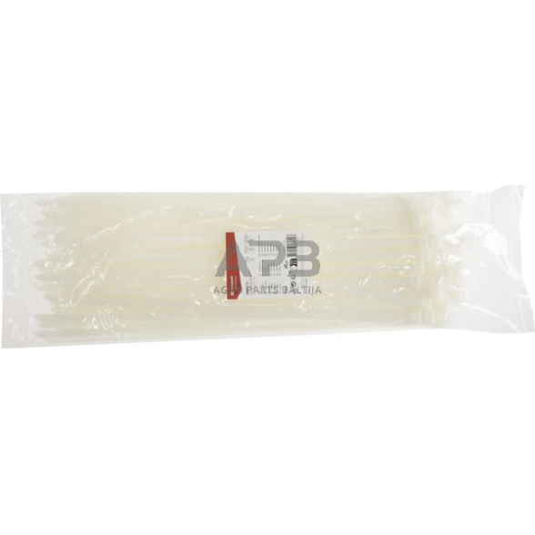 Tvirtinimo dirželis 9x430mm, 100 vnt. TRB90430WHI Tvirtinimo dirželis 9x430mm, 100 vnt. TRB90430WHI