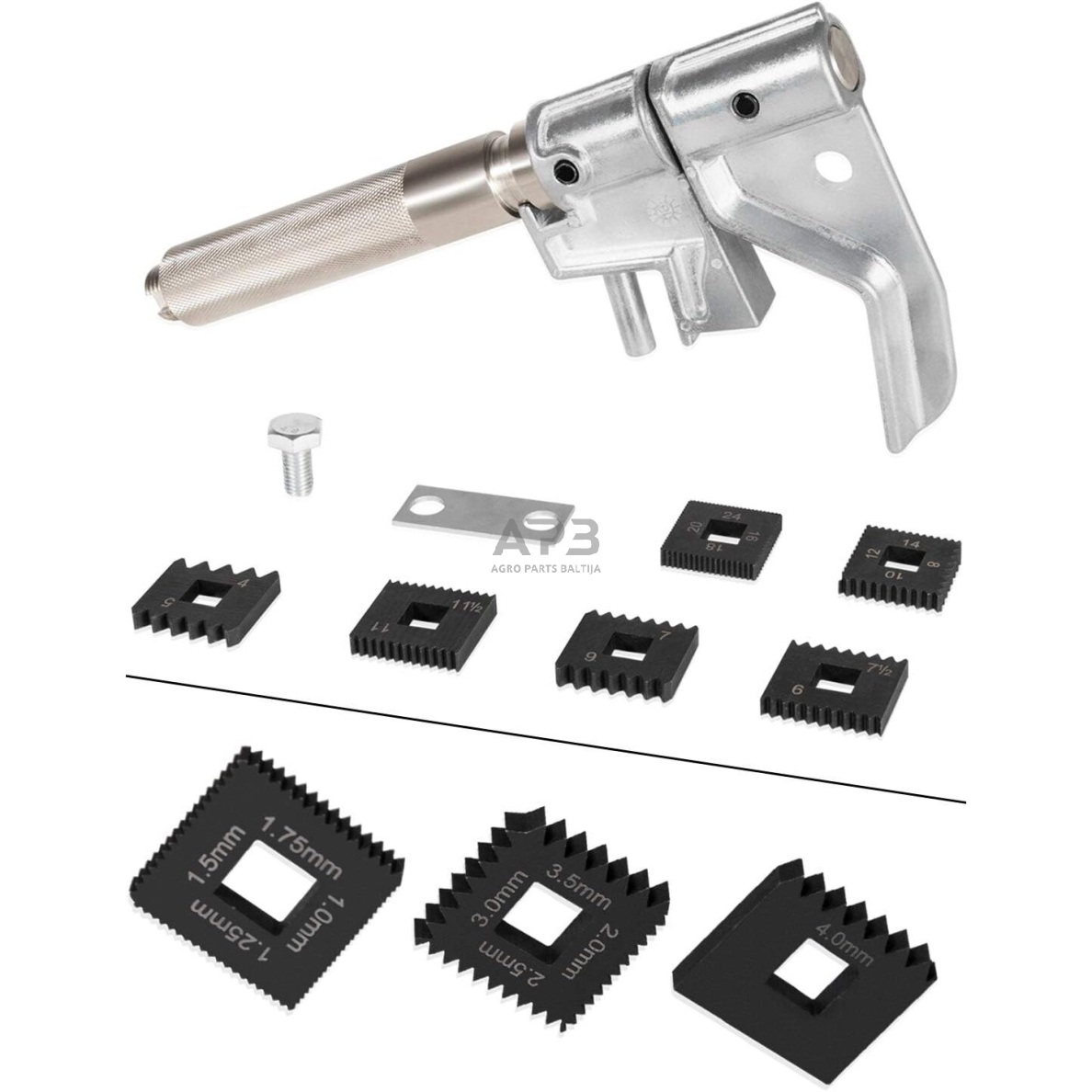 Universalus išorinio sriegio taisymo įrankis Ø35-130mm 4 Universalus išorinio sriegio taisymo įrankis Ø35-130mm 4
