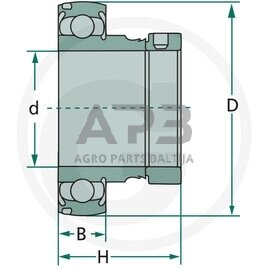 Universalus vienaeilis radialinis rutulinis guolis 16209 1 Universalus vienaeilis radialinis rutulinis guolis 16209 1