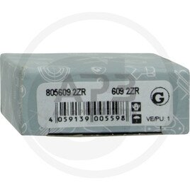 Universalus vienaeilis rutulinis guolis su giliais grioveliais 609 2ZR 1 Universalus vienaeilis rutulinis guolis su giliais grioveliais 609 2ZR 1