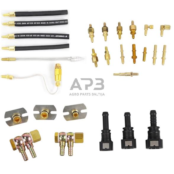 Universalus kuro sistemos valymo/testavimo rinkinys 35vnt. 3 Universalus kuro sistemos valymo/testavimo rinkinys 35vnt. 3