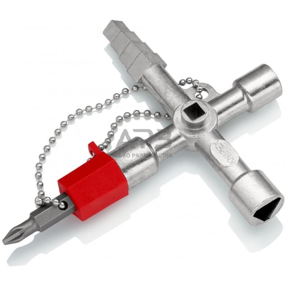 Universalus raktas elektros spintoms KNIPEX 2