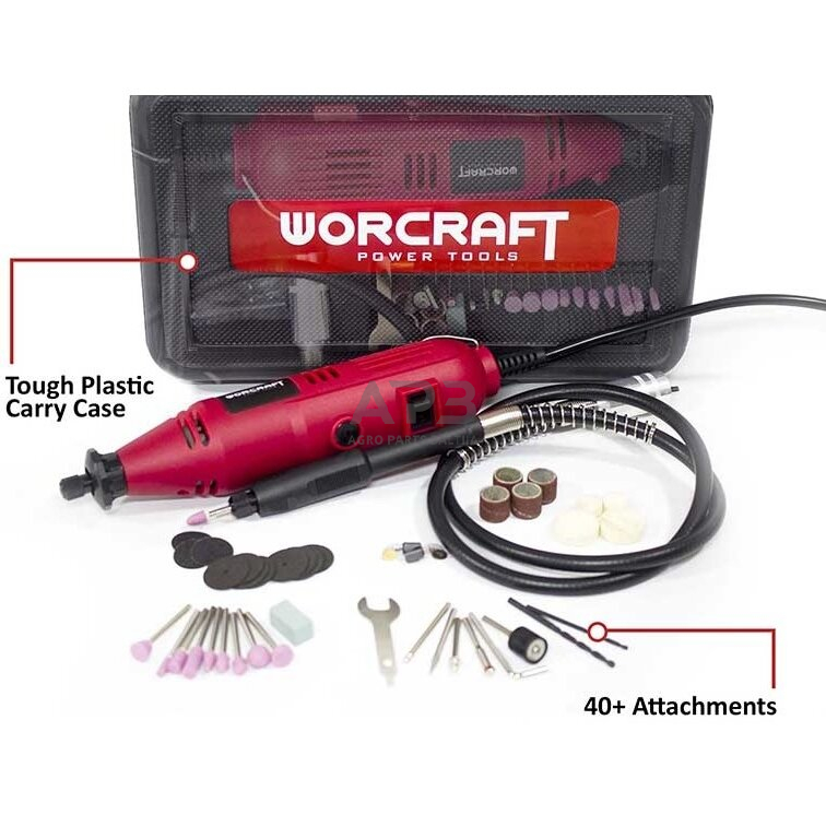 Universalus šlifuoklis lanksčiu velenu su priedais (40vnt) 135W 3 Universalus šlifuoklis lanksčiu velenu su priedais (40vnt) 135W 3