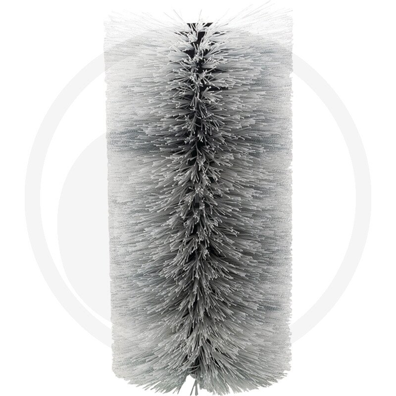 Univesalus šepetys šlavimo mašinai Bucher Schorling 400 x 750 mm, CityFant 50, 60, 70, 80, mišrūs šereliai polipropilenas/gofruota viela