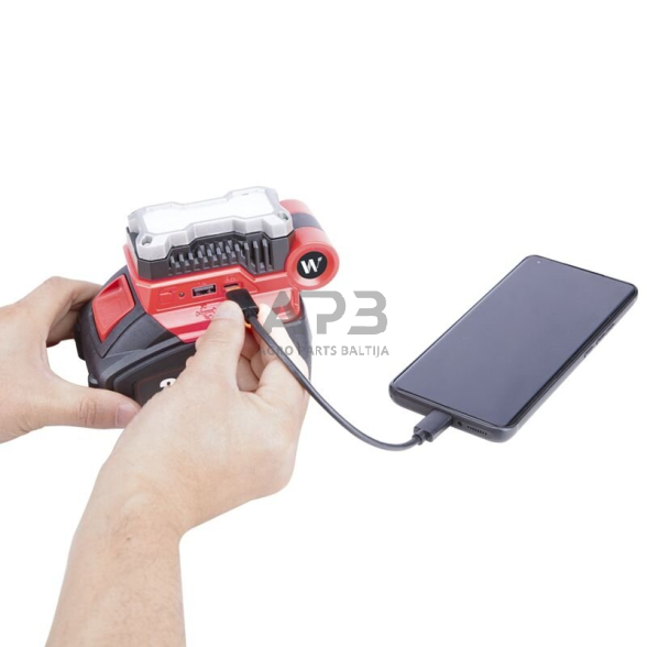 USB adapteris akumuliatoriui 20V LI-ION 4 USB adapteris akumuliatoriui 20V LI-ION 4