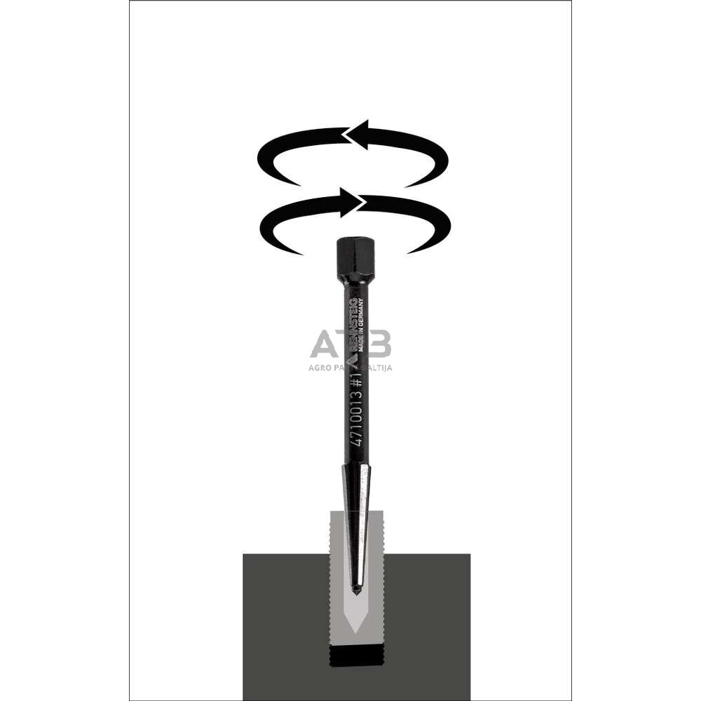 Užlūžusių varžtų išsukėjas 5vnt. RENNSTEIG 3 Užlūžusių varžtų išsukėjas 5vnt. RENNSTEIG 3