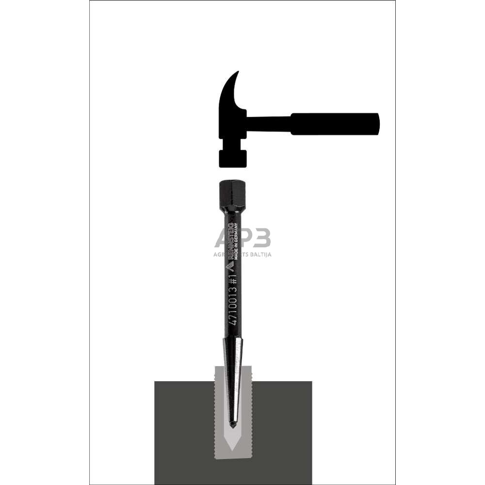 Užlūžusių varžtų išsukėjas 5vnt. RENNSTEIG 5