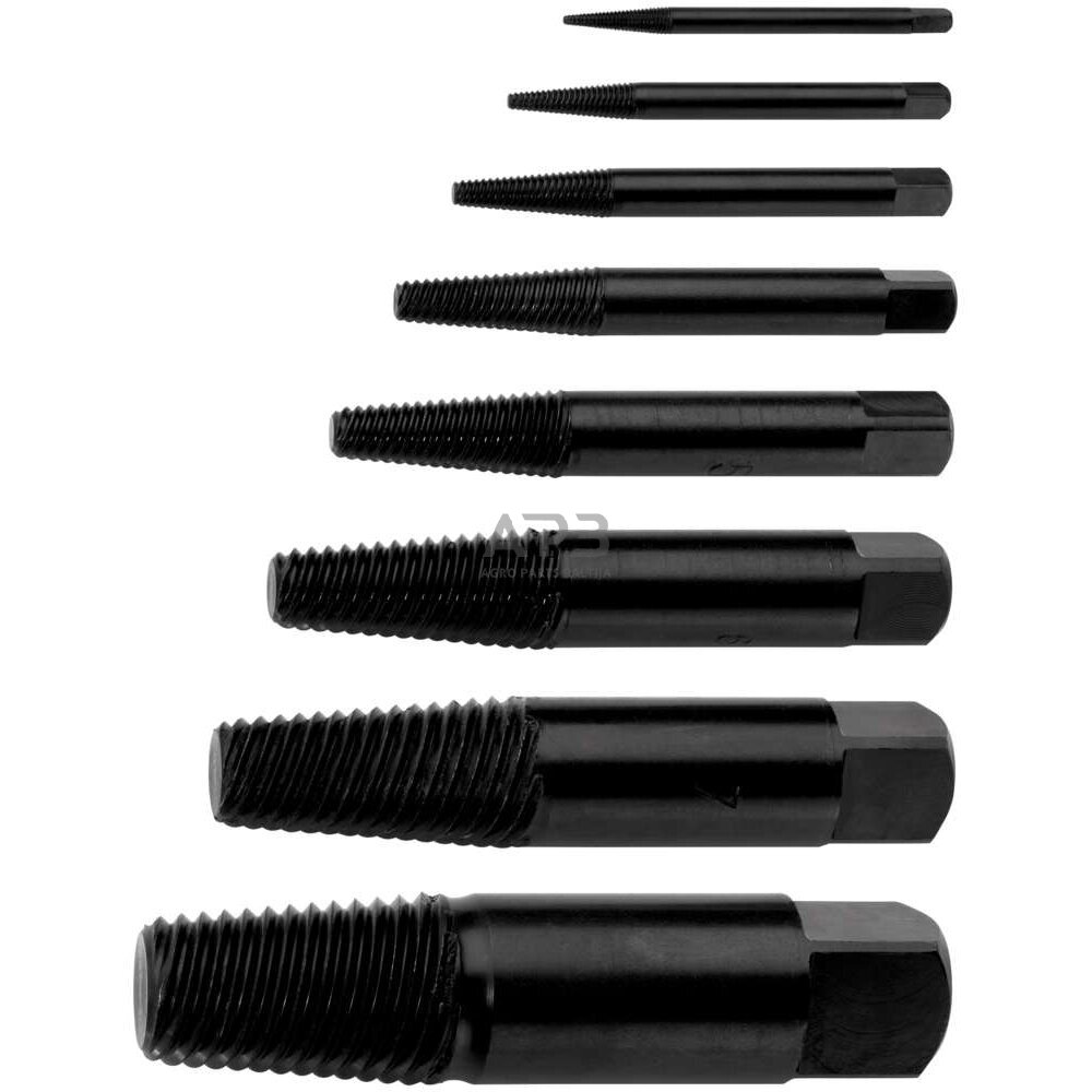 Užlūžusių varžtų išsukėjas 8vnt. RENNSTEIG 1