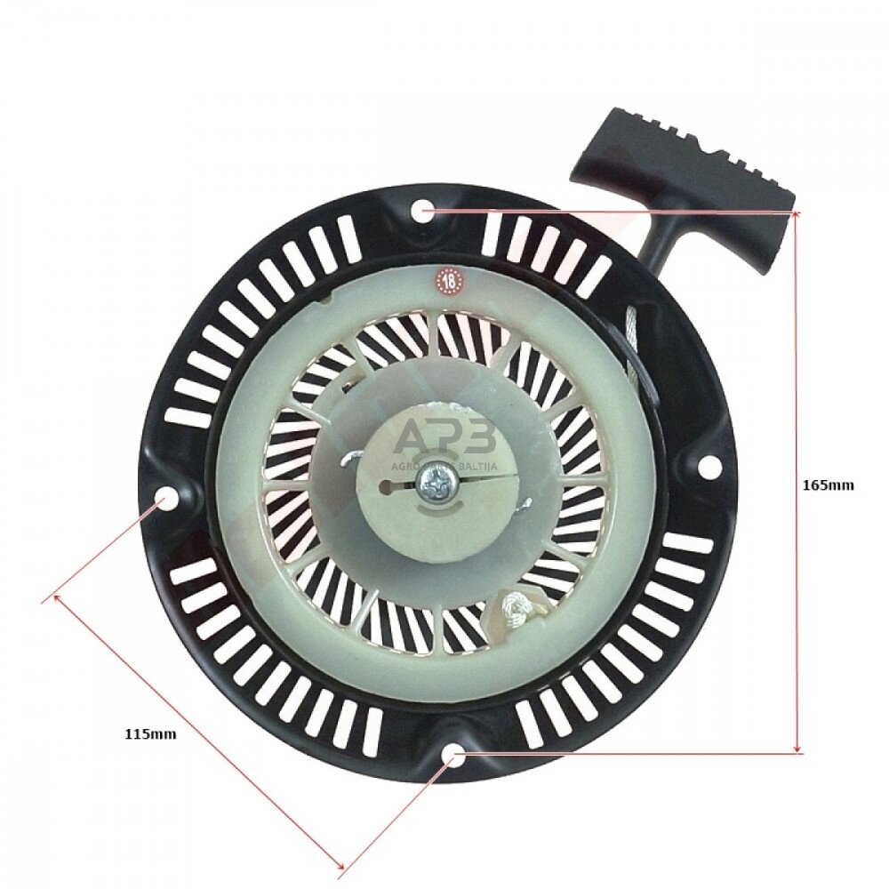 Užvedimo starteris kiniškoms vejapjovėms 4 1P60/64 Užvedimo starteris kiniškoms vejapjovėms 4 1P60/64