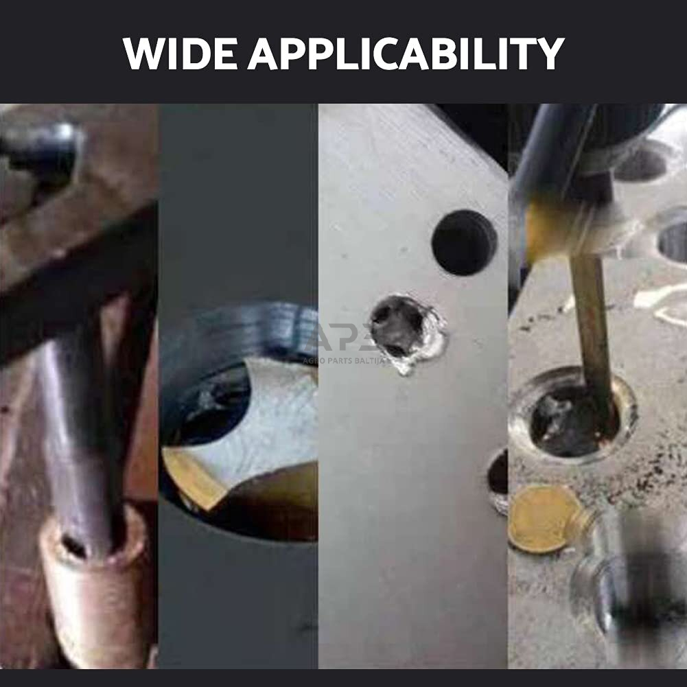 Užlūžusių sriegiklių išsukėjas M4-M24 10vnt. 5 Užlūžusių sriegiklių išsukėjas M4-M24 10vnt. 5