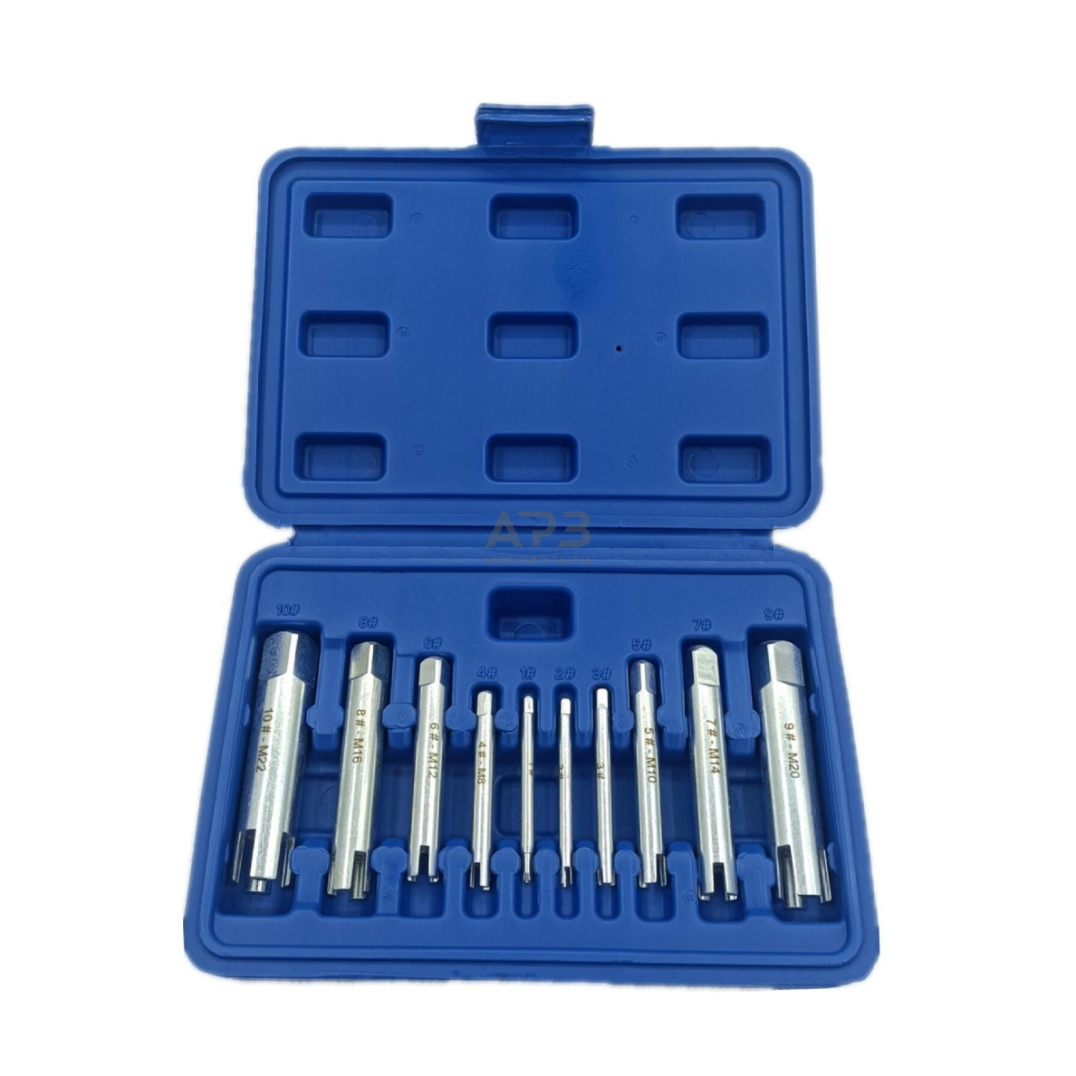 Užlūžusių sriegiklių išsukėjas M4-M24 10vnt.