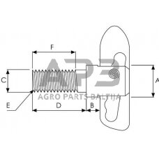 Užraktas 8mm 32851000