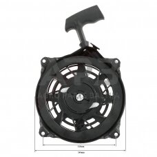 Užvedimo starteris Briggs & Stratton Intek 60, Intek 825, Intek Edge OHV, Intek Edge OHV 825, Intek Edge SV, Quantum 45 XM, Quantum 50, Quantum 50 XTE, Quantum 55 XES, Quantum 55 X, 497680, 493295, 497598