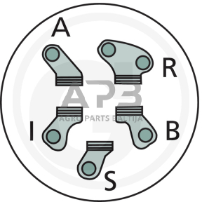 Uždegimo spynelė AYP 5 kontaktų 2683R