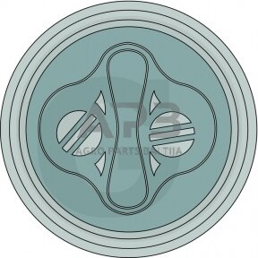 Uždegimo spynelė Snapper 2 kontaktų 7012623YP, 7012623, 1-2623, 12623, 10301, 10303, 10304, 25062, 25063, 25064, 25065, 25083, 25084, 25085, 26062, 26063, 26064, 26083, 26084, 26085, 2651, 2652, 2661, 2681, 28083, 28084, 28085, 28113, 28114, 28115, 30083,