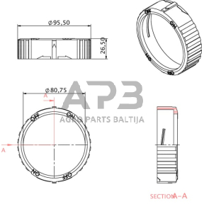 Užrakto žiedas Kramp 87840170KR