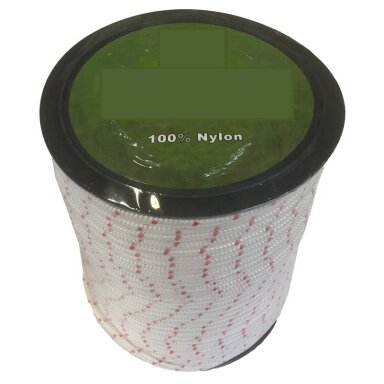 Užvedimo starterio virvė. Storis 5,00 mm x 100,00 metrų