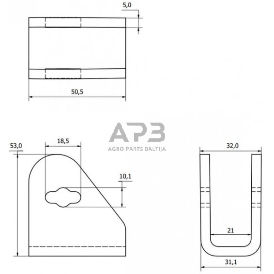 Užrakto laikiklis WS3104A 1 Užrakto laikiklis WS3104A 1