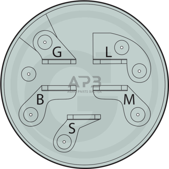 Uždegimo spynelė AYP 5 kontaktų 532 15 89-13, 5321589-13, 532 10 29-72, 5321029-72, 532102972 1 Uždegimo spynelė AYP 5 kontaktų 532 15 89-13, 5321589-13, 532 10 29-72, 5321029-72, 532102972 1