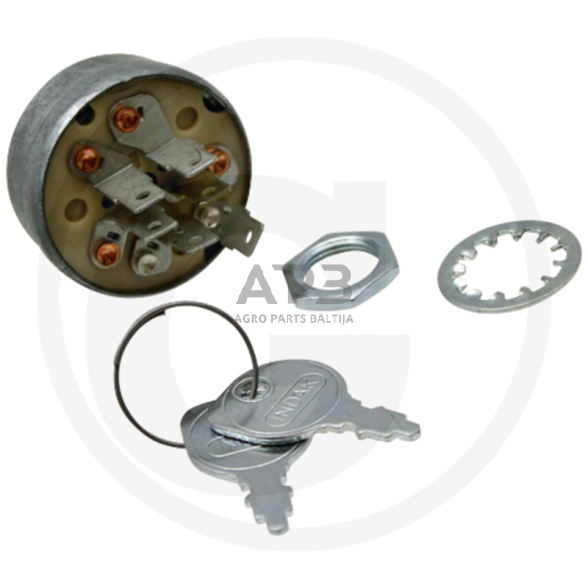 Uždegimo spynelė John Deere 6 kontaktų AM38227, 7G18, 7H17, 7H19, 108, 111, 111 H, 112 L, 116, 116 H, 316, 318, 420, F 910, F 930, G 15, GS 25, GS 30, GS 45, GS 75, HD 45, HD 75, WG 32 A, WG 36 A, WG 48 A Uždegimo spynelė John Deere 6 kontaktų AM38227, 7G18, 7H17, 7H19, 108, 111, 111 H, 112 L, 116, 116 H, 316, 318, 420, F 910, F 930, G 15, GS 25, GS 30, GS 45, GS 75, HD 45, HD 75, WG 32 A, WG 36 A, WG 48 A