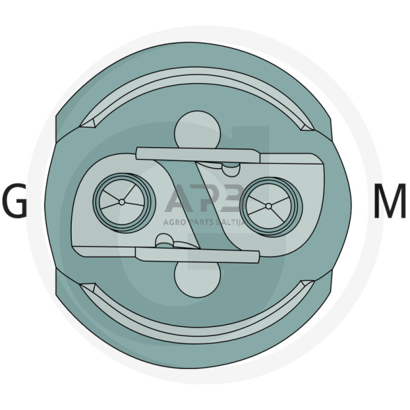 Uždegimo spynelė universali 2 kontaktų 430-029, 430029 1 Uždegimo spynelė universali 2 kontaktų 430-029, 430029 1