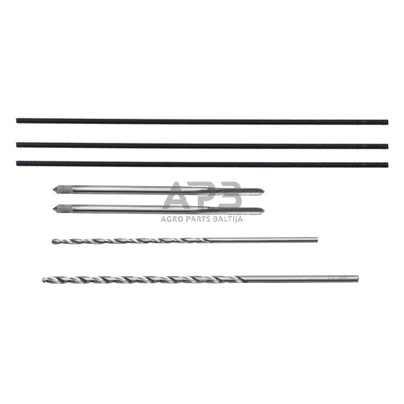 Užlūžusių kaitinimo žvakių išėmimo/lizdų valymo rinkinys (22vnt) 3 Užlūžusių kaitinimo žvakių išėmimo/lizdų valymo rinkinys (22vnt) 3