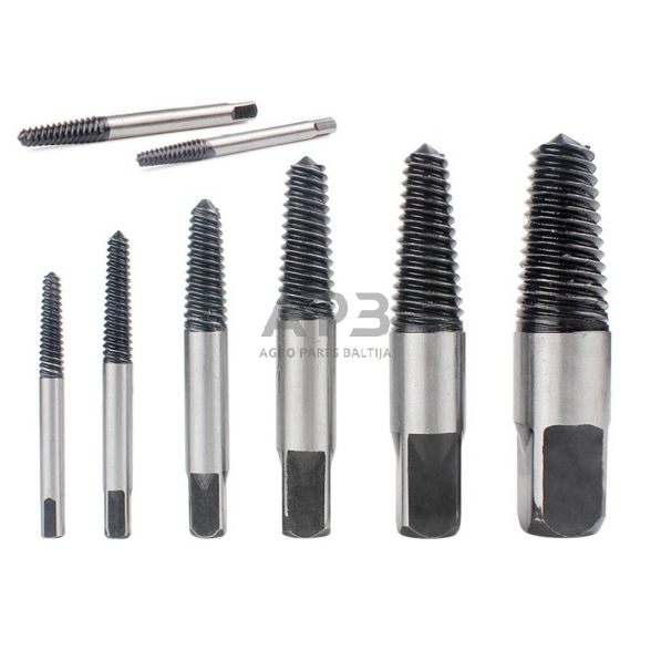 Užlūžusių varžtų išsukėjų rinkinys 8vnt. 1