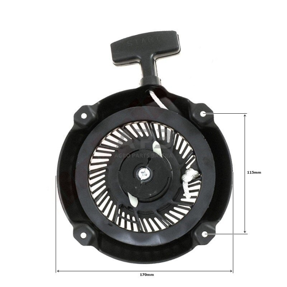 Užvedimo starteris Briggs & Stratton INTEC 591301, 693394, 791670, 795930 Užvedimo starteris Briggs & Stratton INTEC 591301, 693394, 791670, 795930