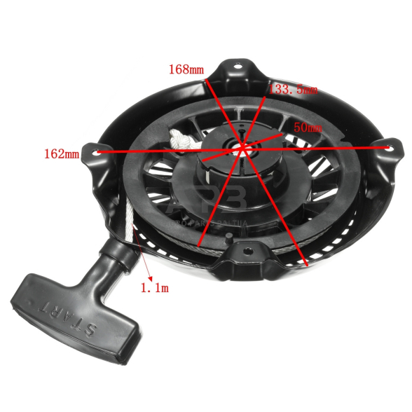 Užvedimo starteris Briggs & Stratton INTEC 591301, 693394, 791670, 795930 2 Užvedimo starteris Briggs & Stratton INTEC 591301, 693394, 791670, 795930 2