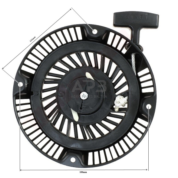 Užvedimo starteris Briggs & Stratton Vanguard 695058, 591606 2 Užvedimo starteris Briggs & Stratton Vanguard 695058, 591606 2