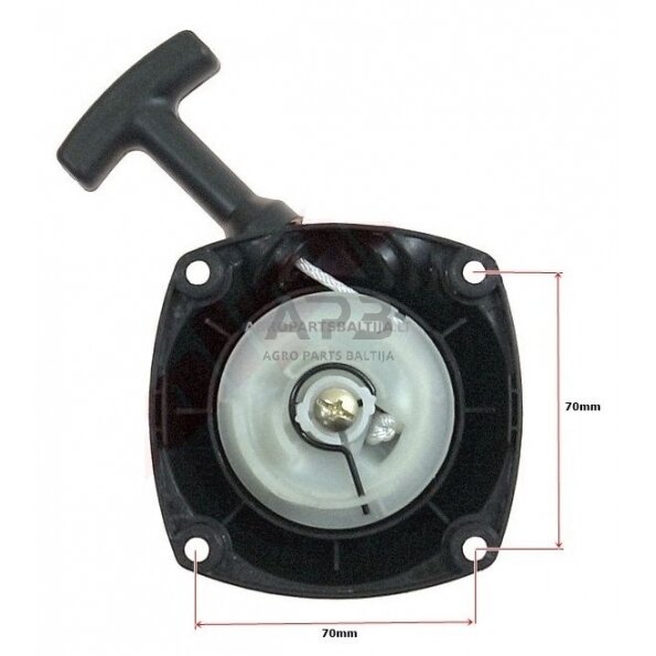 Užvedimo starteris kiniškai žoliapjovei Komatsu 45cc G35L, G45L Užvedimo starteris kiniškai žoliapjovei Komatsu 45cc G35L, G45L