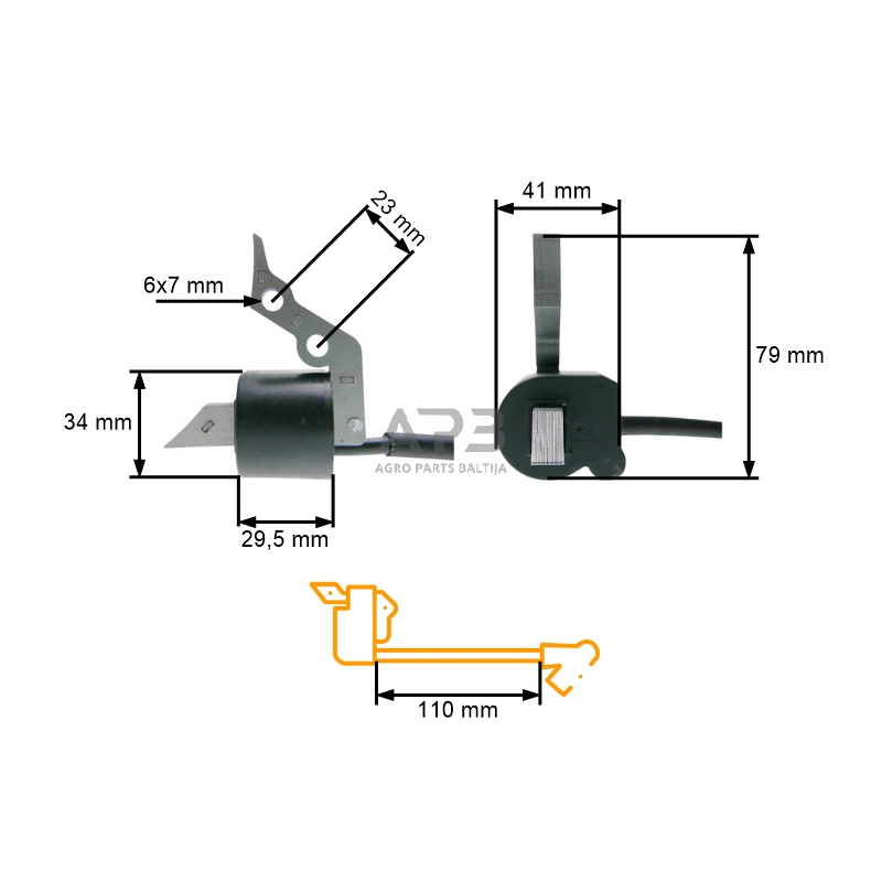 Uždegimo ritė kiniškiems varikliams 2 Uždegimo ritė kiniškiems varikliams 2