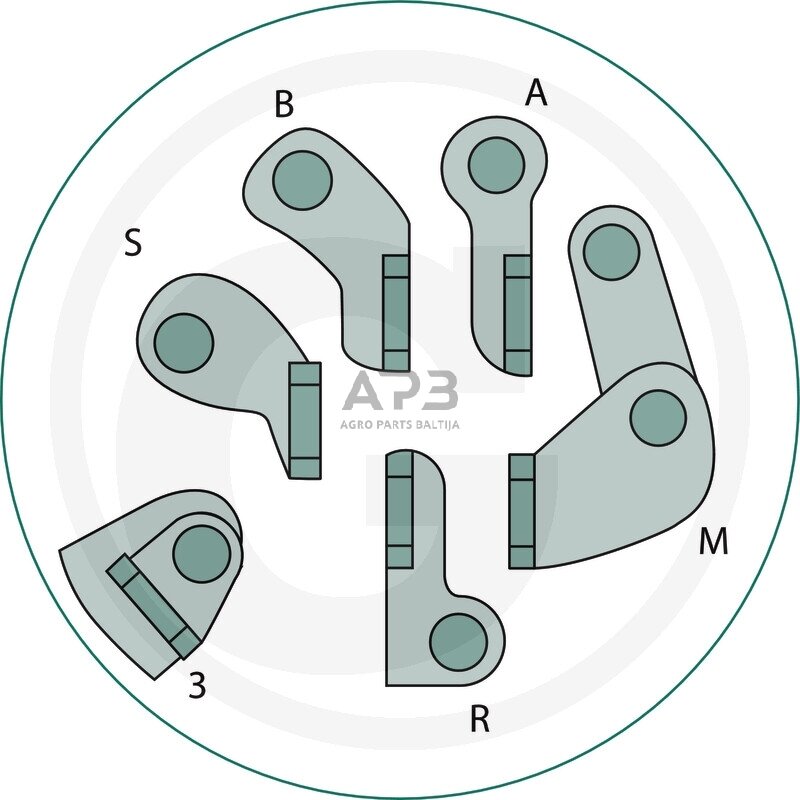 Uždegimo spynelė Toro 6 kontaktų 103991, 111215 1 Uždegimo spynelė Toro 6 kontaktų 103991, 111215 1