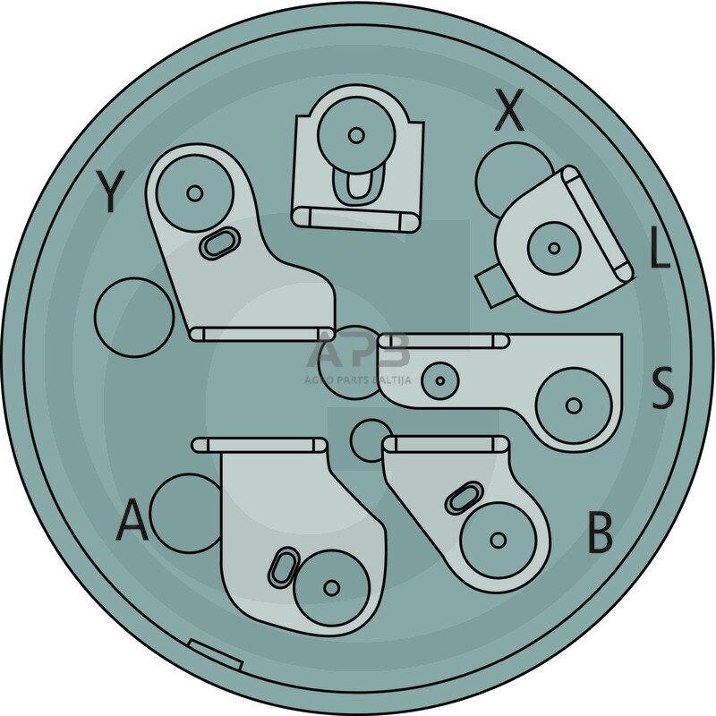 Uždegimo spynelė Toro 6 kontaktų 104-2541, 1042541, 88-9830, 889830 1