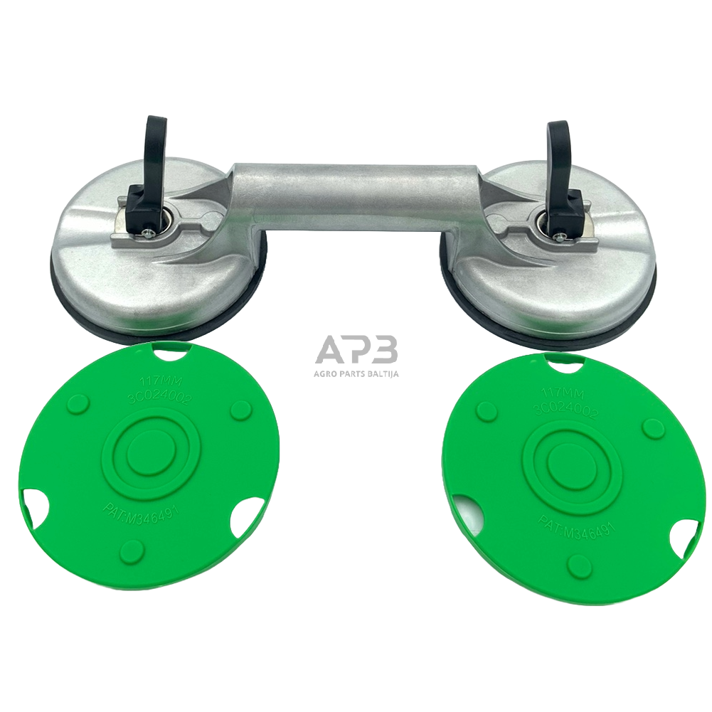 Vakuuminis stiklo laikiklis 2x123 (alium.) 4 Vakuuminis stiklo laikiklis 2x123 (alium.) 4