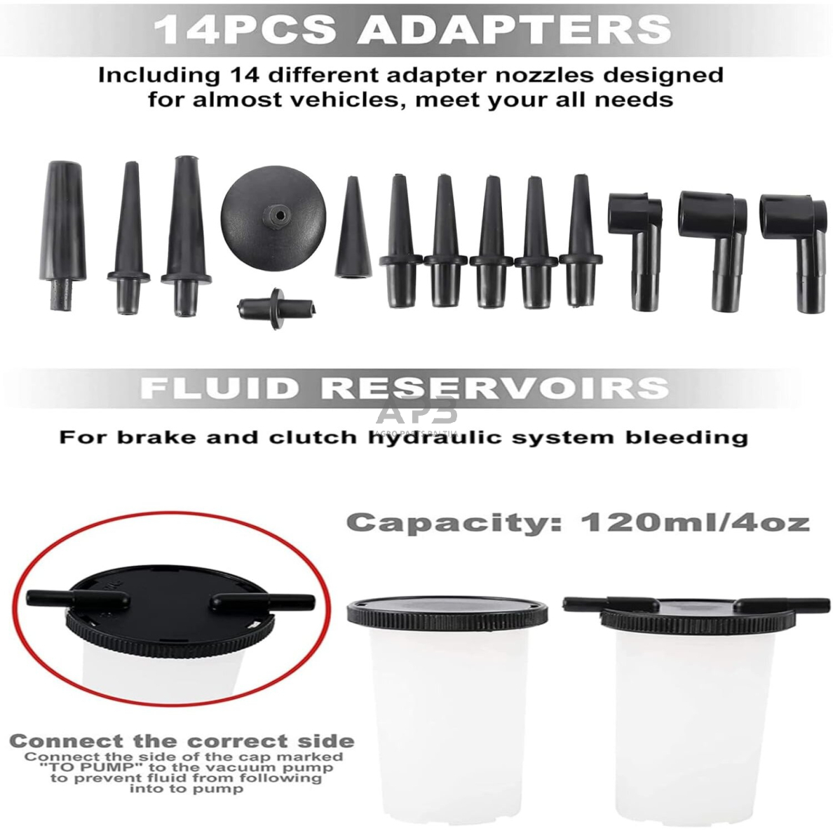 Vakuumo/slėgio matuoklis stabdžių skysčiui 3