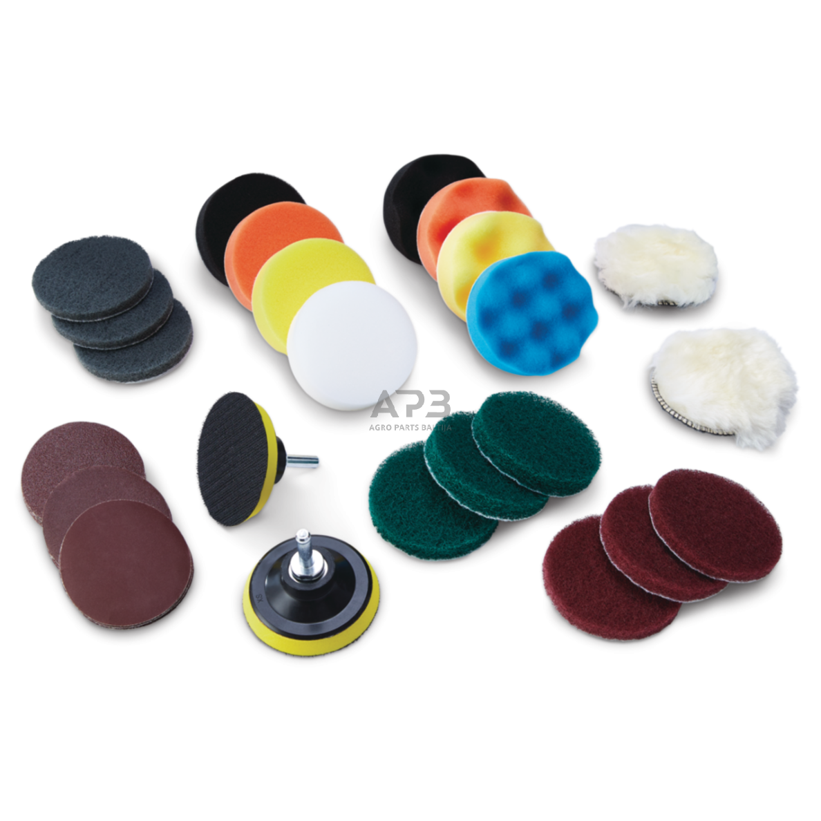 Valymo-poliravimo rinkinys 75mm 54vnt. Valymo-poliravimo rinkinys 75mm 54vnt.